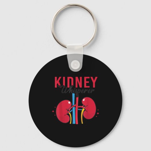 Kidney Whisperer Funny Dialysis Technician Nephrol Sleutelhanger (Voorkant)