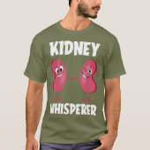Kidney Whisperer Schattigee Dialyse Nursing T-shirt (Voorkant)