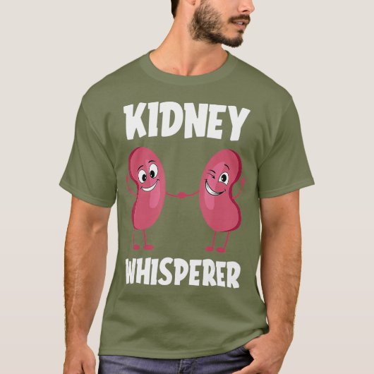 Kidney Whisperer Schattigee Dialyse Nursing T-shirt (Voorkant)