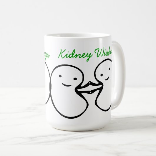 Kidney Wishes Happy Kidney Mok (Voorkant rechts)