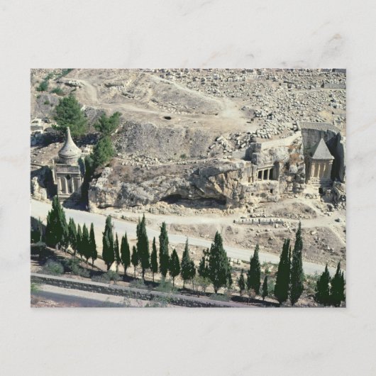 Kidron Valley aan de voet van de berg Olijven Briefkaart (Voorkant)