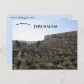 Kidron Valley Jerusalem Briefkaart (Voorkant / Achterkant)