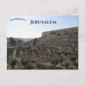 Kidron Valley Jerusalem Briefkaart (Voorkant)