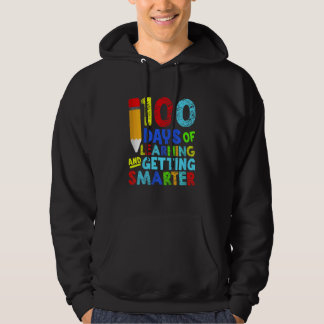 Kids 100 Days Of School 100 Days Of Learning And G Hoodie
