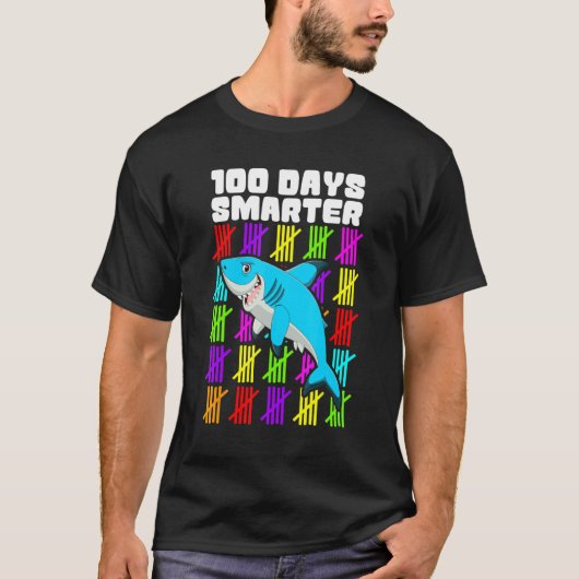 Kids 100 Days Smarter Shirts, Boys 100th Day Of Sc T-shirt (Voorkant)