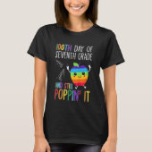 Kids 100th Day Of Seventh Grade And Still Poppin I T-shirt (Voorkant)
