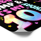 Kids 10 Year Old Bday Gymnast 10th Gymnastics Birt Poster (Hoek)