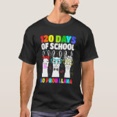 Kids 120 Days Of School No Prob Llama Llama Teache T-shirt (Voorkant)