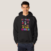 Kids 1st Grade Is Out Of This World Astronauts Sch Hoodie (Voorkant volledig)