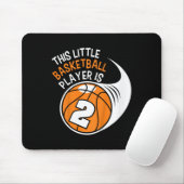 Kids 2nd Birthday Boys Bysketbyll Sport 2 Year Old Muismat (Met muis)