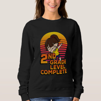 Kids 2nd Grade Level Complete Cute Dabbing Girl St Trui