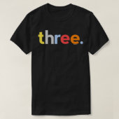 Kids 3rd Birthday  Boy 3 Age Three  Third Tshirt G (Design voorkant)