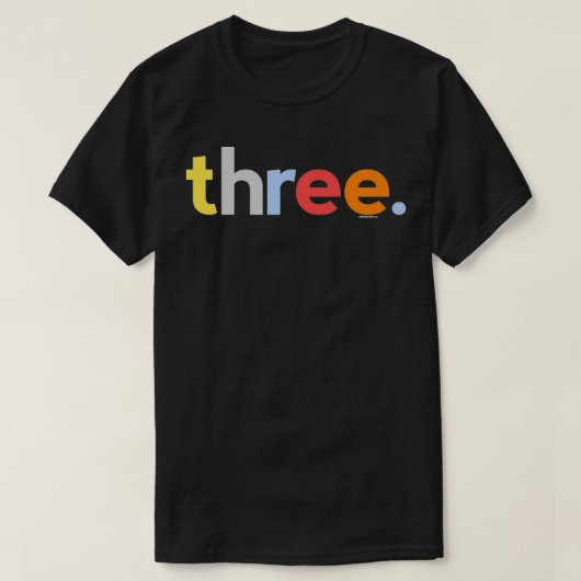 Kids 3rd Birthday  Boy 3 Age Three  Third Tshirt G (Design voorkant)