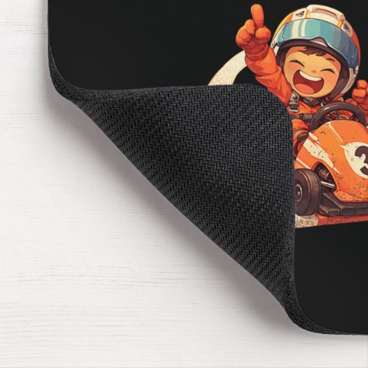 Kids 3rd Birthday Race Car Can't Catch Me I'm 3 Th Muismat (Hoek)