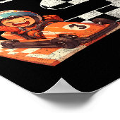 Kids 3rd Birthday Race Car Can't Catch Me I'm 3 Th Poster (Hoek)