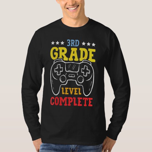 Kids 3rd Grade Level Complete Last Day Of School G T-shirt (Voorkant)