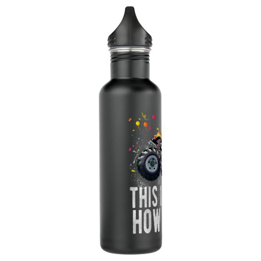 Kids 4 Year Old 4th Birthday Boy Monster Truck Car Waterfles (Links)