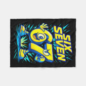 Kids 67 Six Seven Italian Brainrot 6 7 Funny Meme  Fleece Deken (Voorkant (Horizontaal))