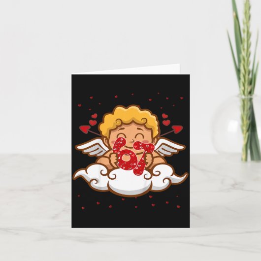 Kids 6 7 Meme Six Seven Cud 67 Valentines Day Todd Kaart (Voorkant)