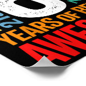 Kids 6th Birthday 6 Years Old 72 Months Boys Girls Poster (Hoek)