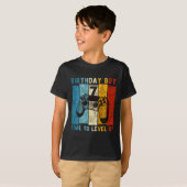 Kids 7 Year Old Birthday Boy 7 Time To Level Up 7t T-shirt (Voorkant volledig)