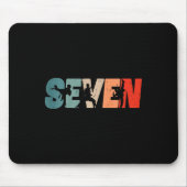 Kids 7th Birthday Karate Fighter 7 Year Old Girls  Muismat (Voorkant)