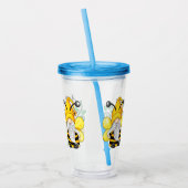 Kids Aangepaste Bee You Acryl Bekertje Drinkbeker (Links)