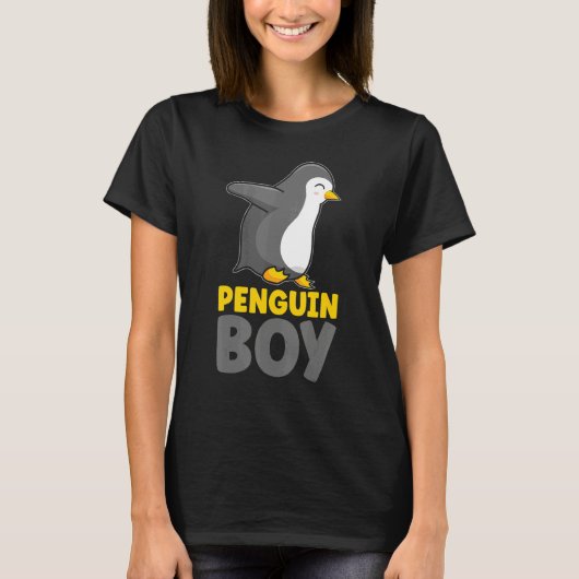 Kids   Animal   Penguin Boy T-shirt (Voorkant)