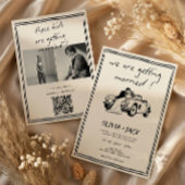 Kids Are Getting Married Photo QR Code Wedding Kaart