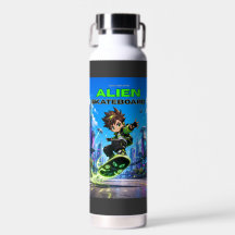 Kids Avonturen op een Alien Skateboard Grafische T