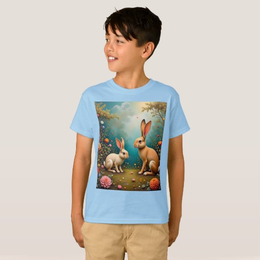 Kid's Basic T-Shirt (Voorkant volledig)