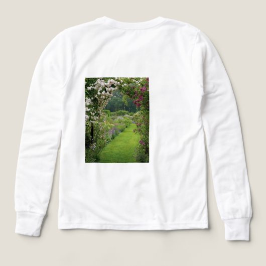 Kids Basic T-Shirt, White, Youth XS (Achterkant)