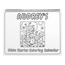 Kids Bible Stories Coloring Calendar Kalender