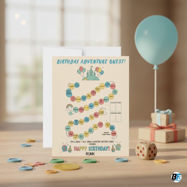 Kids Birthday Adventure Quest Game Party Activity  (Creator heeft geüpload)