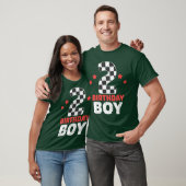 Kids Birthday Boy 2 Two Racing Flag 2nd Birthday R T-shirt (Unisex)