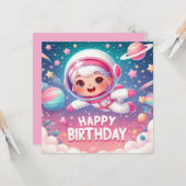 Kid's Birthday Card  Kaart (Voorkant / Achterkant in situ)