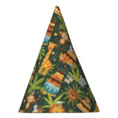Kids Birthday Jungle Themed Party Hats Feesthoedjes (Rechts)