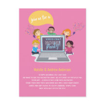 KIDS Birthday Online Video Chat Virtual LiveStream