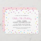 KIDS BIRTHDAY PARTIJ schattige kleurrijke heldere  Kaart (Voorkant / Achterkant)