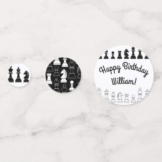 Kids Birthday Party Confetti (Achterkanten)