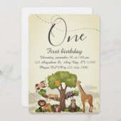 Kids Birthday Party Kaart (Voorkant / Achterkant)