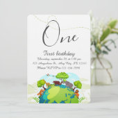 Kids Birthday Party Kaart (Staand voorkant)