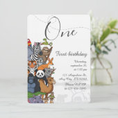 Kids Birthday Party Kaart (Staand voorkant)