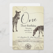 Kids Birthday Party Kaart (Voorkant / Achterkant)