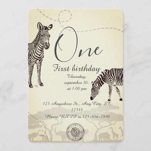 Kids Birthday Party Kaart (Voorkant)