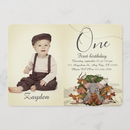 Kids Birthday Party Kaart (Voorkant)