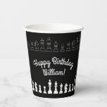 Kids Birthday Party Papieren Bekers<br><div class="desc">Viel de verjaardag van je favoriete schaakspeler op met dit leuke collectie van een schaakspel op verjaardagsfeestje! Geweldig voor kinderen en volwassen schaakliefhebbers!</div>