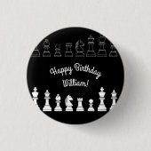 Kids Birthday Party Ronde Button 3,2 Cm (Voorkant)