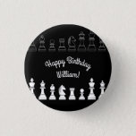 Kids Birthday Party Ronde Button 3,2 Cm<br><div class="desc">Viel de verjaardag van je favoriete schaakspeler op met dit leuke collectie van een schaakspel op verjaardagsfeestje! Geweldig voor kinderen en volwassen schaakliefhebbers!</div>