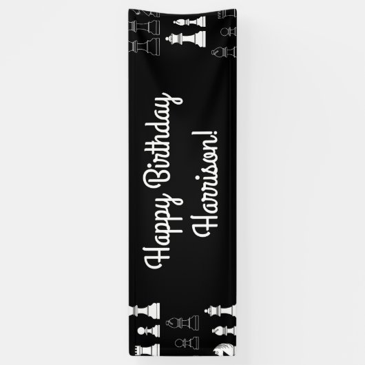 Kids Birthday Party Spandoek (Verticaal)